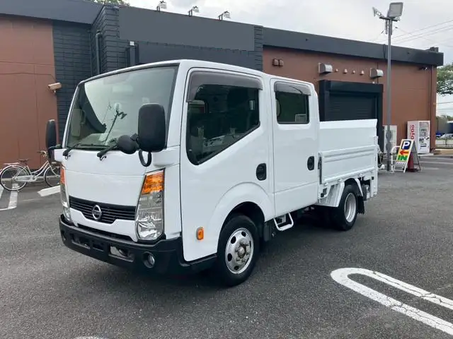 日産 アトラス 小型 平ボディ Wキャブ パワーゲート の中古トラック【車両No.187857】