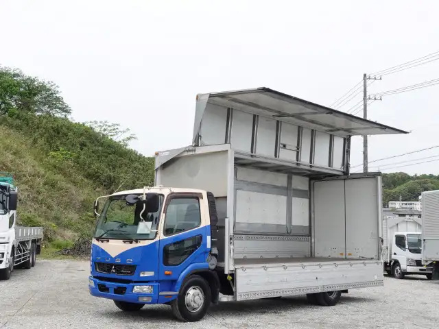 三菱 ファイター 中型/増トン ウイング エアサス TKG-FK74F の中古トラック【車両No.187944】