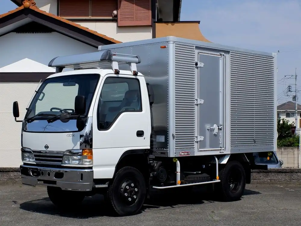 日産 アトラス 小型 アルミバン 床鉄板 サイドドア の中古トラック【車両No.188978】