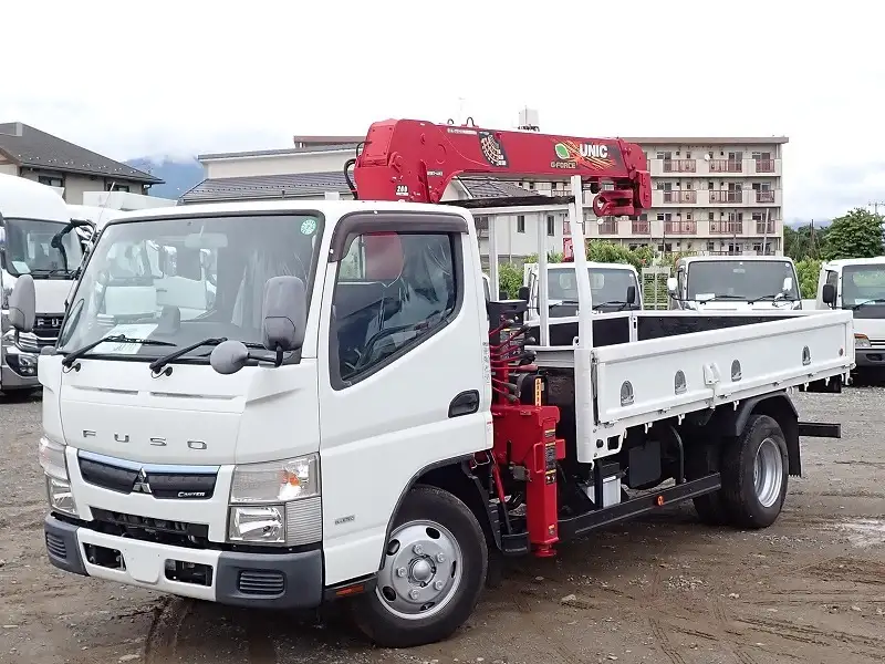 三菱 キャンター 小型 クレーン付 3段 フックイン の中古トラック【車両No.189336】