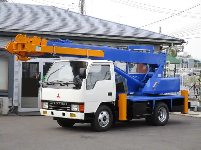 三菱 キャンター 小型 高所・建柱車 高所作業車 U-FE337B改 の中古トラック【車両No.189742】