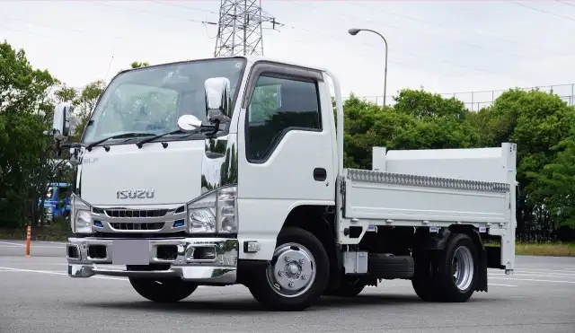 いすゞ エルフ 小型 平ボディ パワーゲート 床鉄板 の中古トラック【車両No.190123】