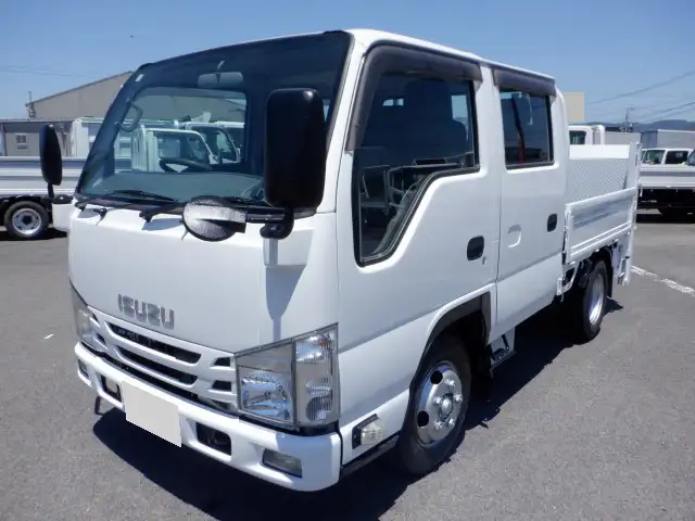 いすゞ エルフ 小型 平ボディ Wキャブ パワーゲート の中古トラック【車両No.190294】