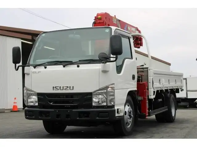 いすゞ エルフ 小型 クレーン付 4段 ラジコン の中古トラック【車両No.190629】