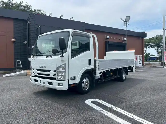 いすゞ エルフ 小型 平ボディ パワーゲート アルミブロック の中古トラック【車両No.190576】