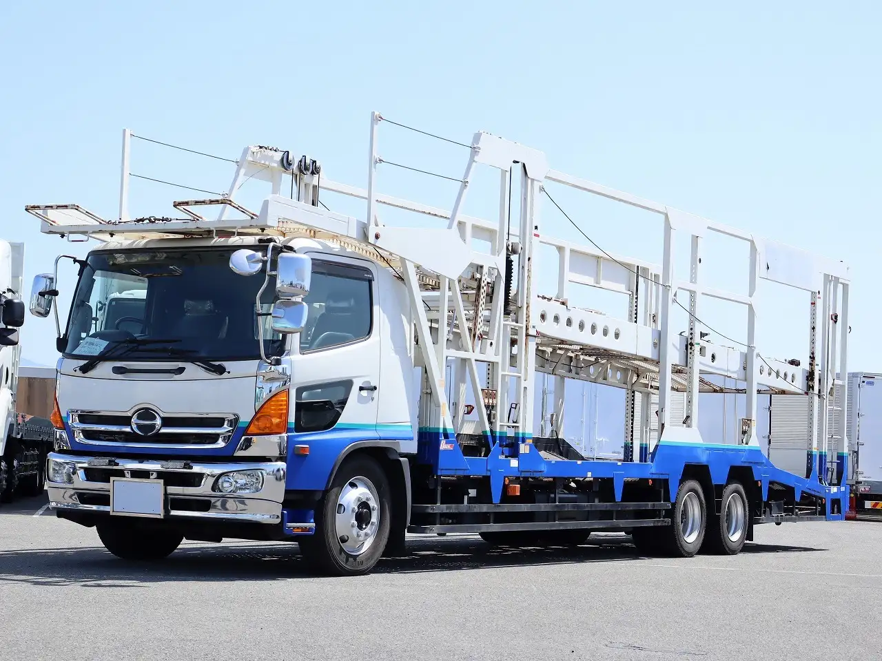 日野 レンジャー 中型/増トン 車両重機運搬 ウインチ ベッド の中古トラック【車両No.190658】