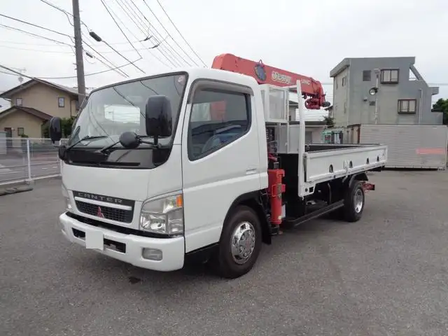 三菱 キャンター 小型 クレーン付 5段 ラジコン の中古トラック【車両No.190638】