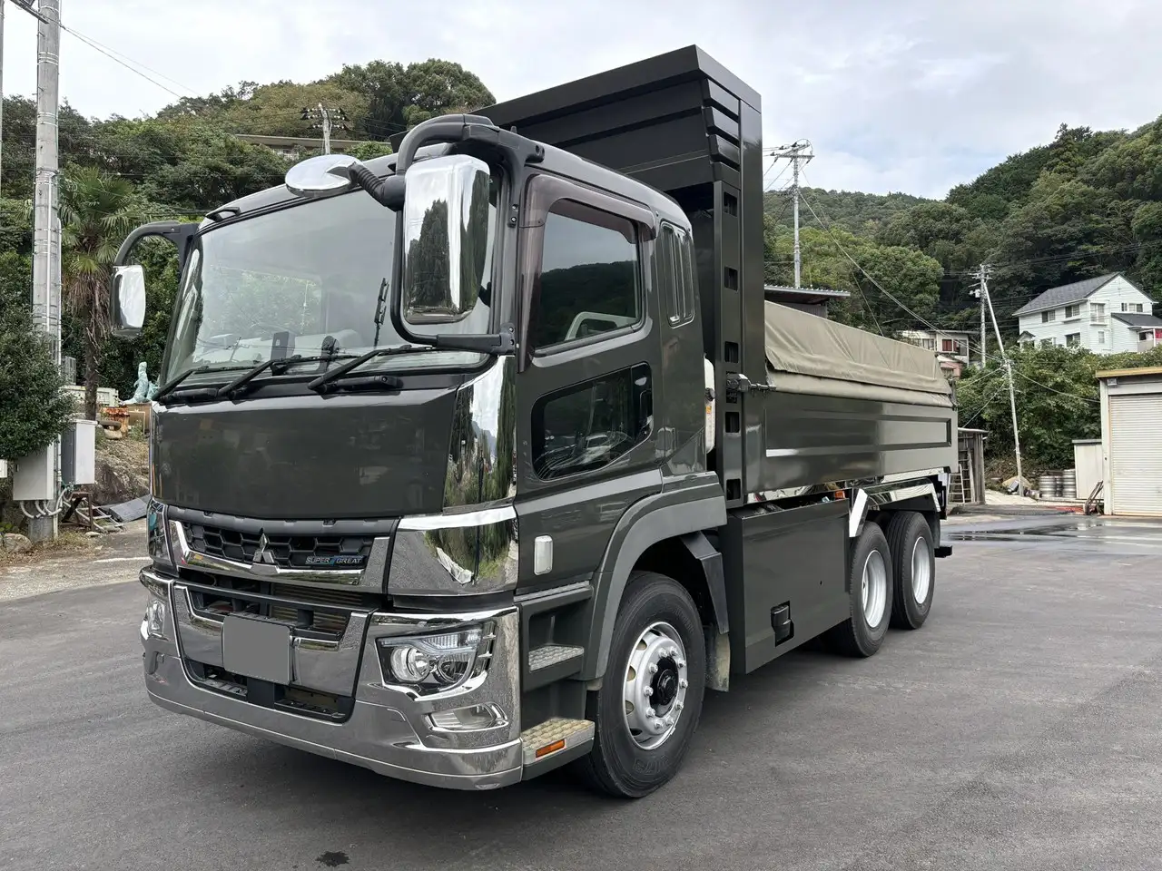 三菱 スーパーグレート 大型 ダンプ コボレーン ベッド の中古トラック【車両No.190500】