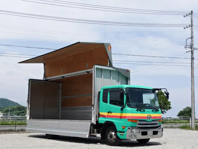 日産UD コンドル 中型/増トン ウイング パワーゲート ベッド の中古トラック【車両No.190743】