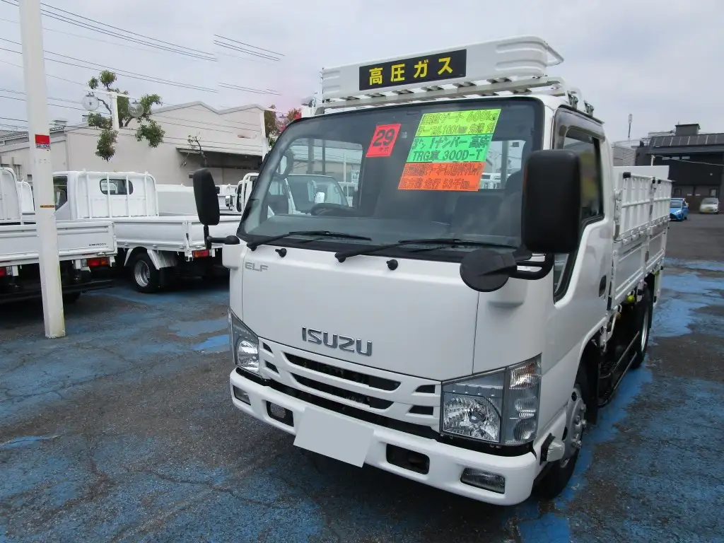 いすゞ エルフ 小型 平ボディ パワーゲート 床鉄板 の中古トラック【車両No.190830】