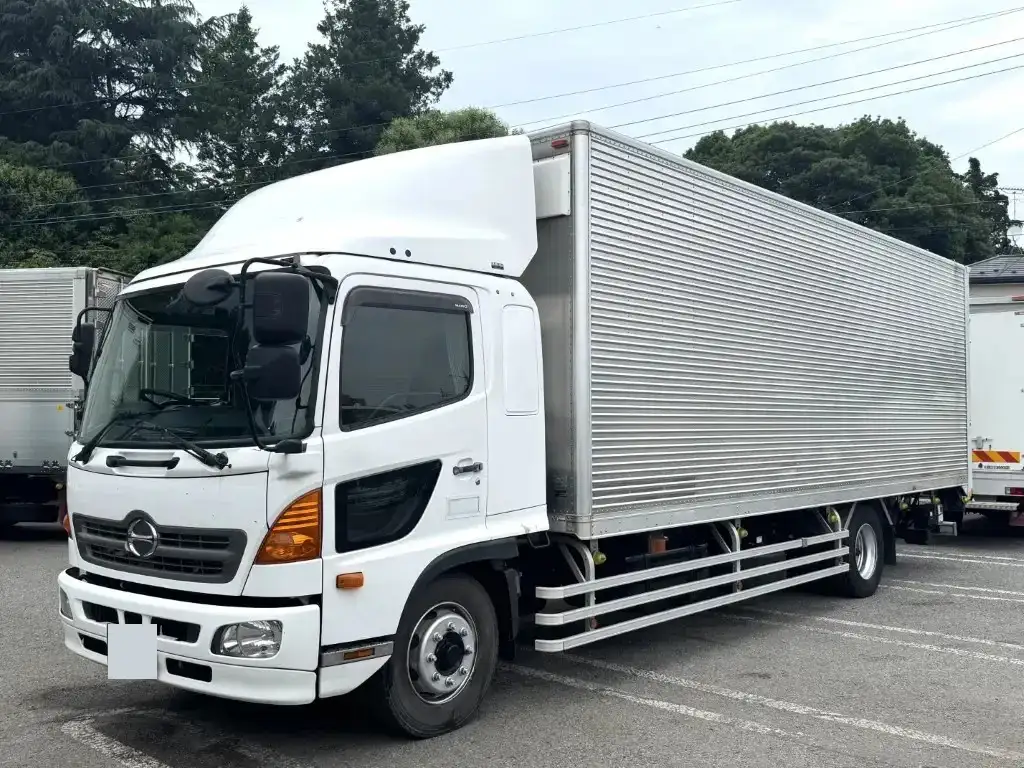 日野 レンジャー 中型/増トン アルミバン パワーゲート エアサス の中古トラック【車両No.190785】