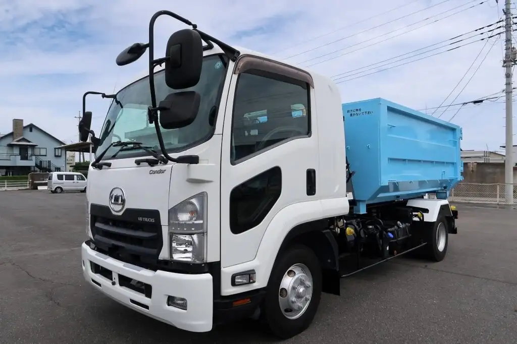 日産UD コンドル 中型/増トン アームロール コンテナ付き ツインホイスト の中古トラック【車両No.190857】