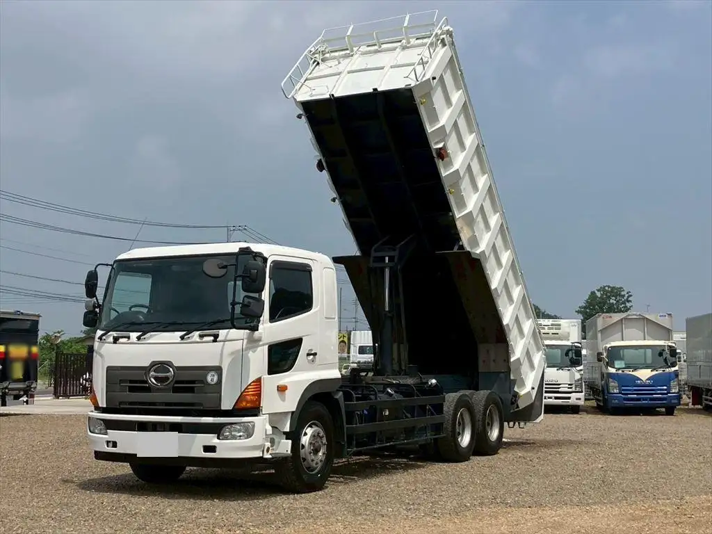 日野 プロフィア 大型 ダンプ 土砂禁 ステンレス張り の中古トラック【車両No.192300】