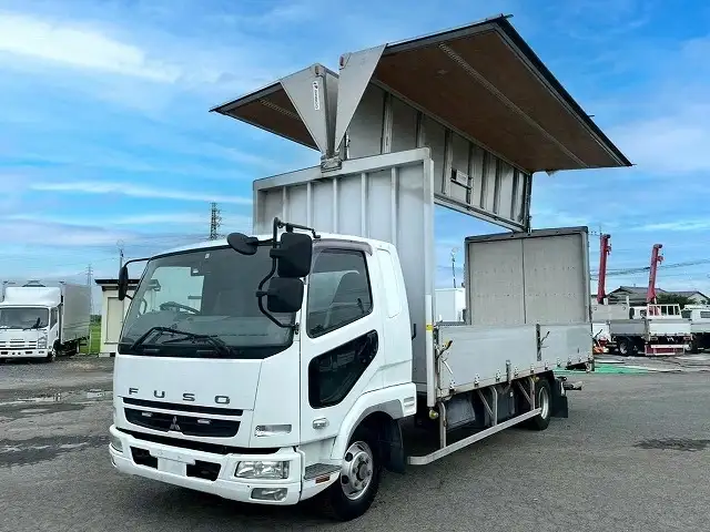 三菱 ファイター 中型/増トン ウイング パワーゲート センターローラー の中古トラック【車両No.192851】