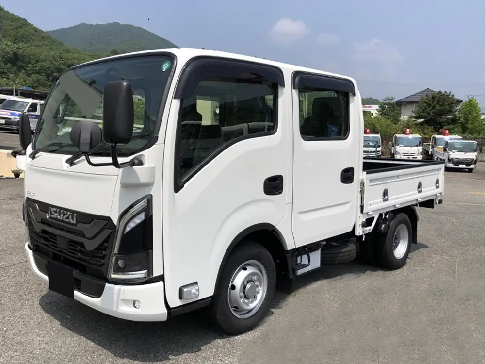 いすゞ エルフ 小型 平ボディ Wキャブ 2TG-NJR88AF の中古トラック【車両No.193499】