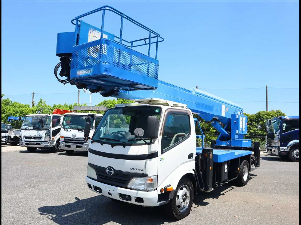 日野 デュトロ 小型 高所・建柱車 高所作業車 BDG-XZU344M改 の中古トラック【車両No.193559】