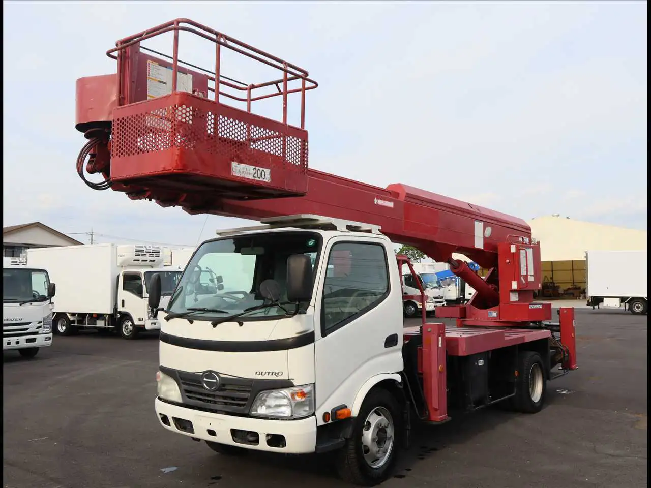 日野 デュトロ 小型 高所・建柱車 高所作業車 BDG-XZU344M改 の中古トラック【車両No.194079】