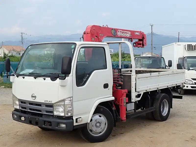日産 アトラス 小型 クレーン付 床鉄板 3段 の中古トラック【車両No.194194】