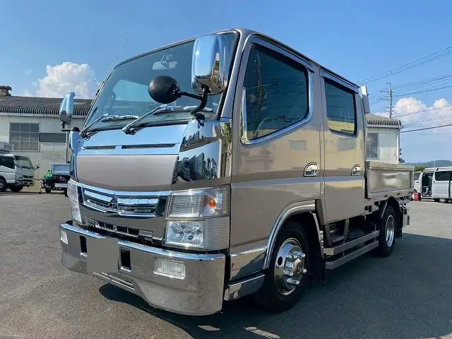 三菱 キャンター 小型 平ボディ Wキャブ TKG-FBA20 の中古トラック【車両No.194216】