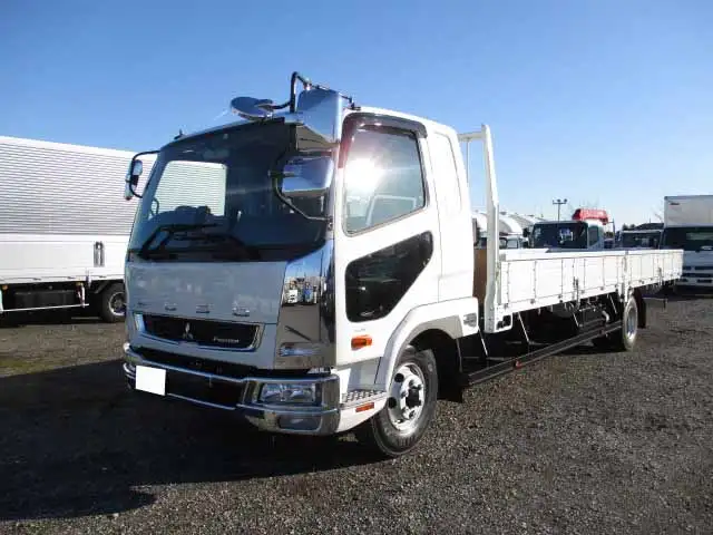 三菱 ファイター 中型/増トン 平ボディ ベッド 2KG-FK62F の中古トラック【車両No.91504】