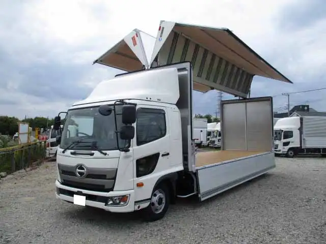 日野 レンジャー 中型/増トン ウイング エアサス ベッド の中古トラック【車両No.93038】