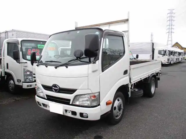 日野 デュトロ 小型 平ボディ 床鉄板 TKG-XZU605M の中古トラック【車両No.93502】