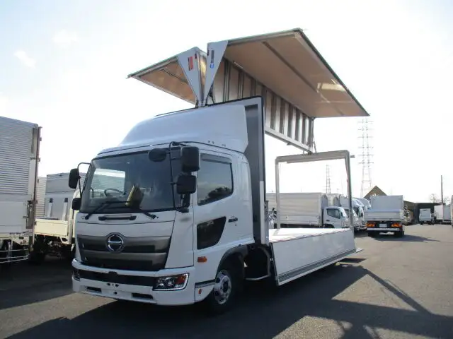 日野 レンジャー 中型/増トン ウイング パワーゲート ベッド の中古トラック【車両No.94350】